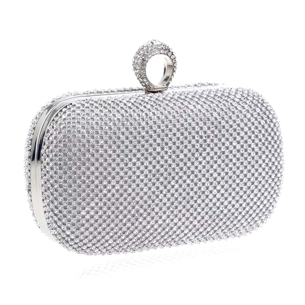 Diamond-Studded Evening Clutch